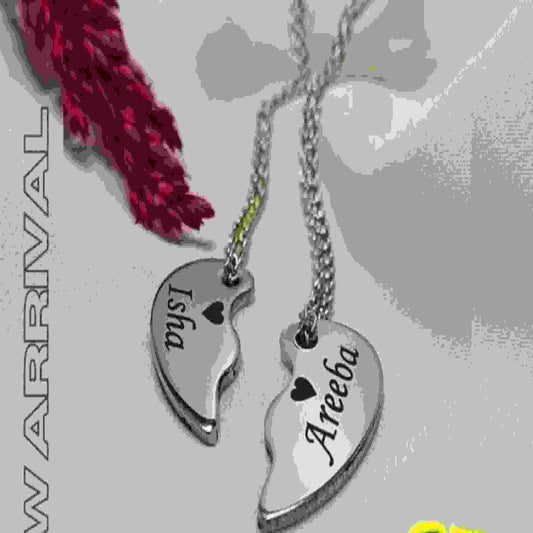 Soul Mate Broken Heart Gift – Emotional Couple Keychain Set for Lovers
