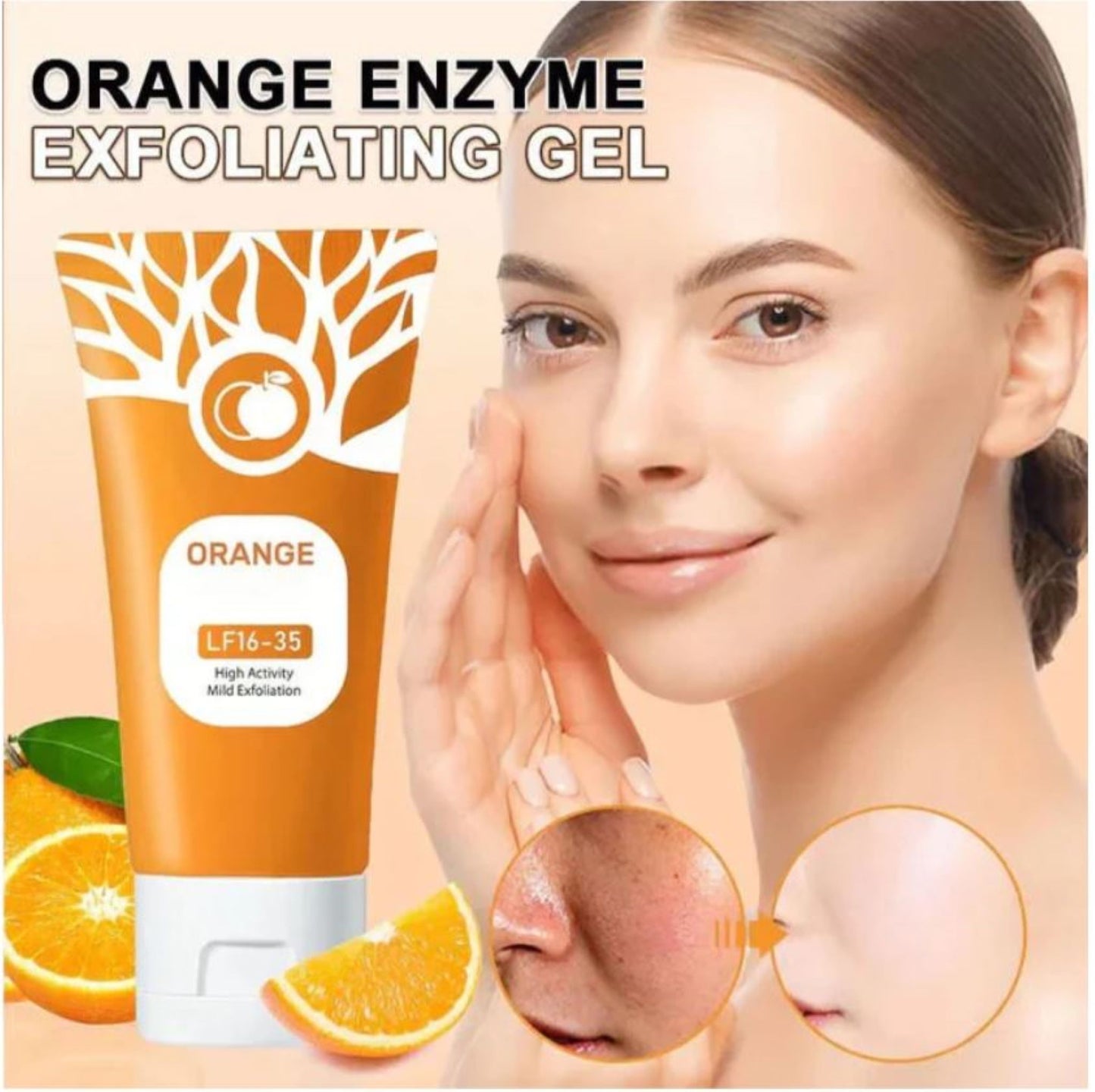 orange enzyme exfoliating gel