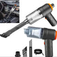 Portable Car Vacuum Green ABS 7"