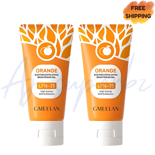 Orange Enzymes Exfoliating & Brightening Gel | High Activity Mild Exfoliation for Glowing Skin | LF 16-35