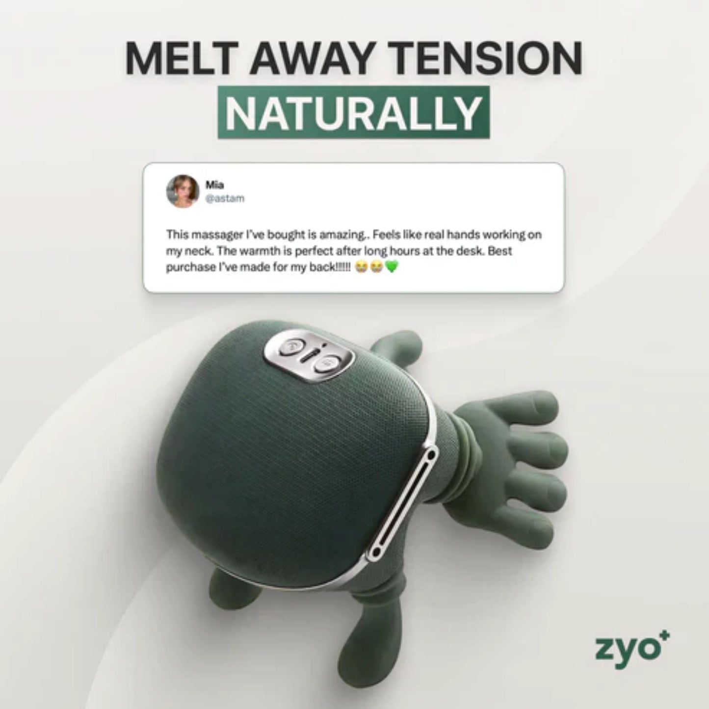 Massager for tension headaches